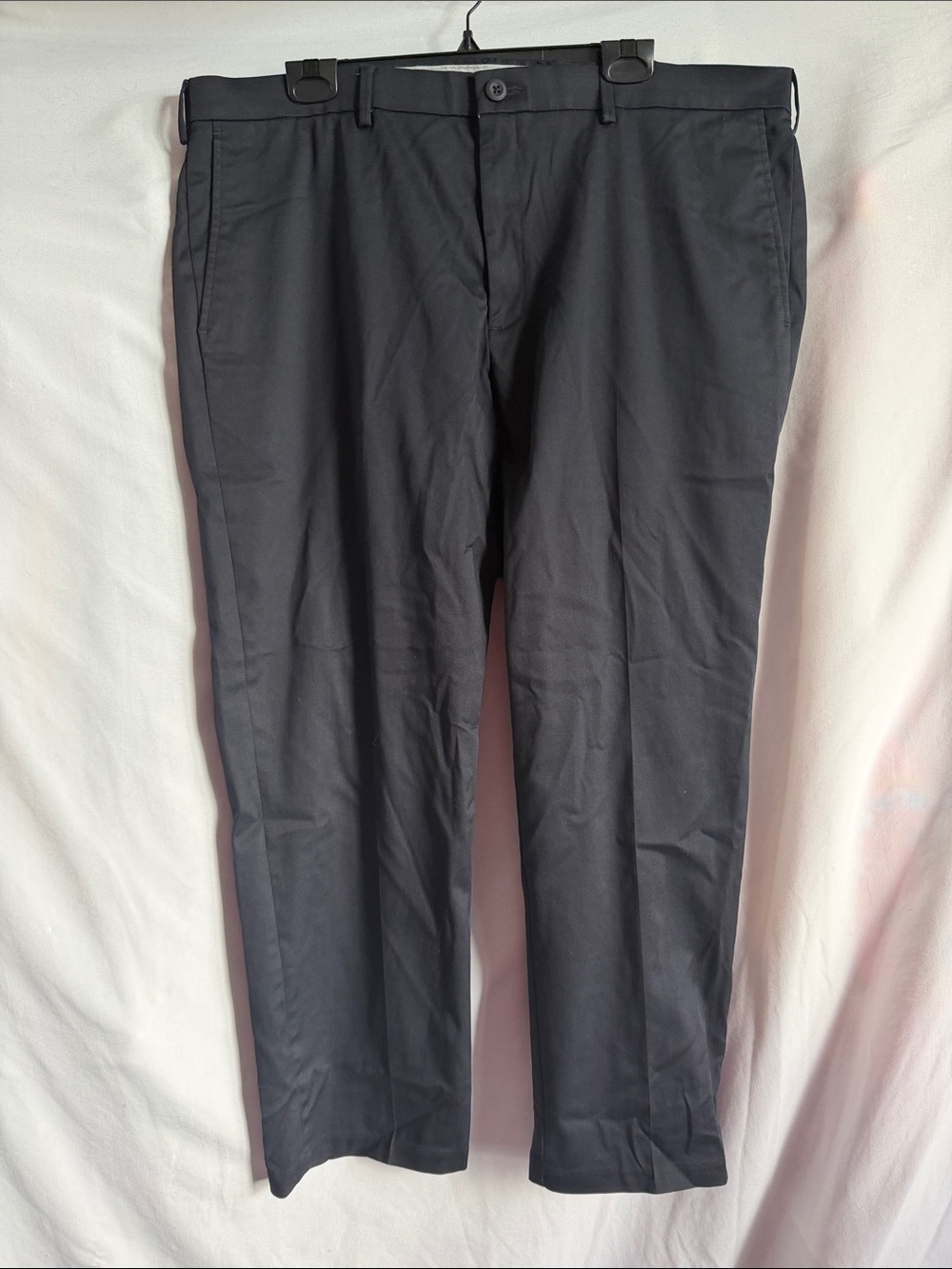 Haggar Men's Black Dress Pants - Straight Leg